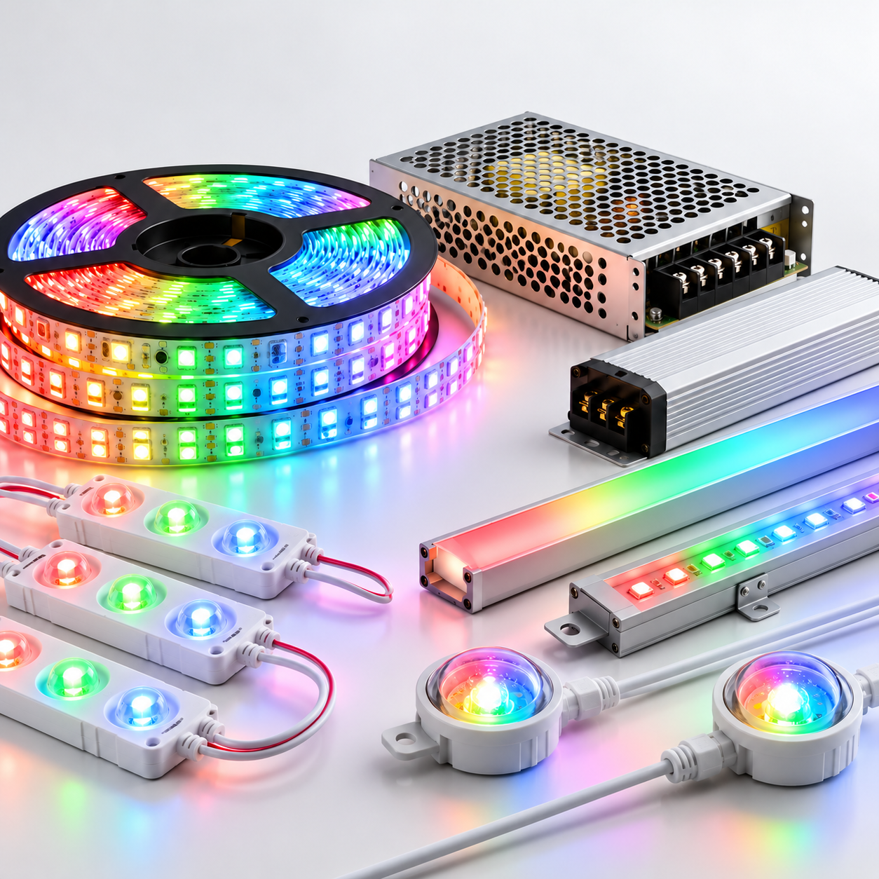 Éclairage LED et transformateurs